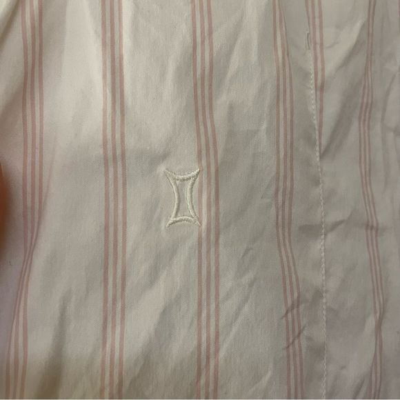 Kit And Ace White And Pink Striped Button Up Shirt Tailored Blouse Size 10 - Picture 10 of 14